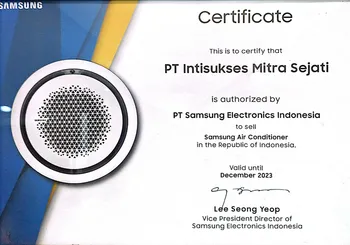 Certificate Authorized Samsung Electronic Indonesia